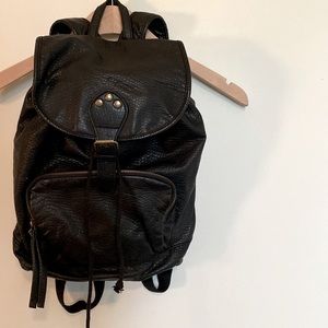 Billabong faux leather backpack